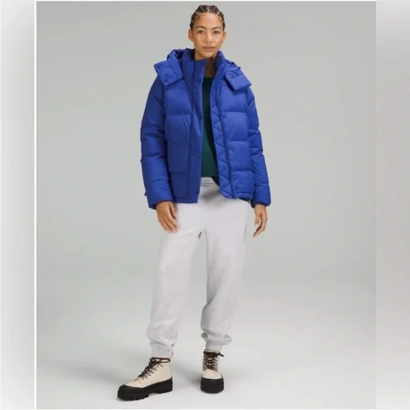Lululemon Wunder Puff Jacket in Psychic Blue Size 12